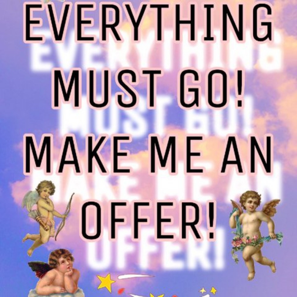 Everything must go!👠👔👗🛍